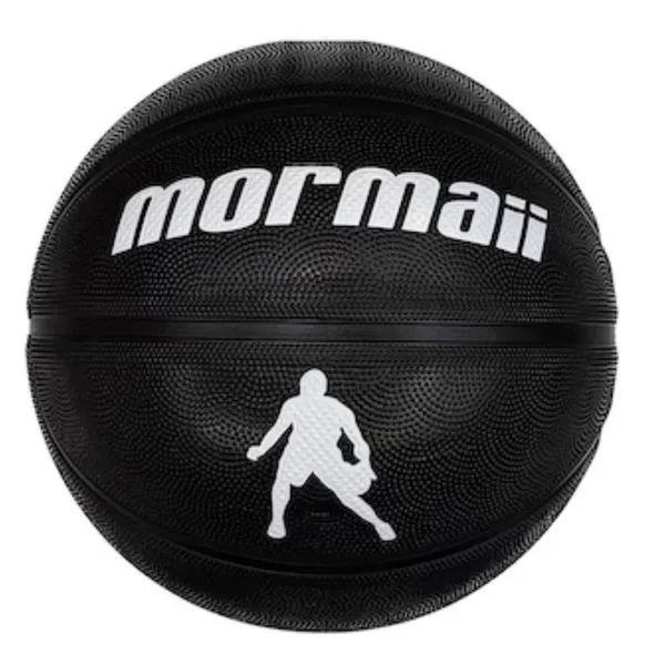 Bola de Basquete Mormaii Glide Extra Grip Câmara de Butil Indoor Outdoor Preto Bola de Basquete Mormaii Glide Indoor e Outdoor Preto