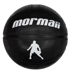 Bola de Basquete Mormaii Glide Extra Grip Câmara de Butil Indoor Outdoor Preto Bola de Basquete Mormaii Glide Indoor e Outdoor Preto