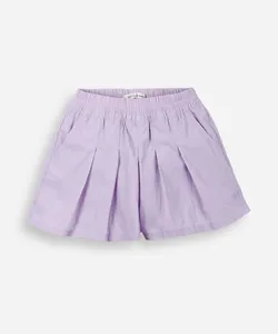 short saia infantil pregas nylon lilás 4
