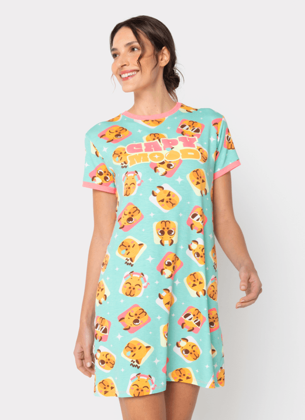 Camisola Manga Curta Viscolycra Feminina Capy Bora G
