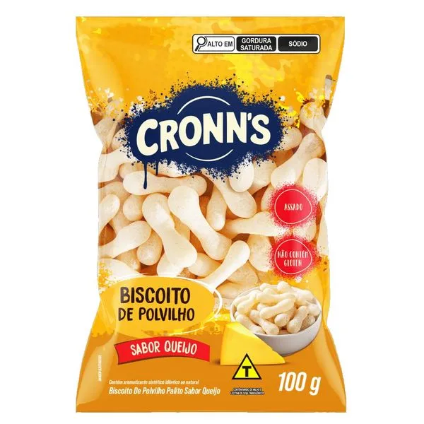 Biscoito de Polvilho Cronns Queijo 100g