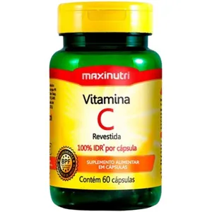 Maxinutri - Vitamina C Revestida - 60 Cápsulas