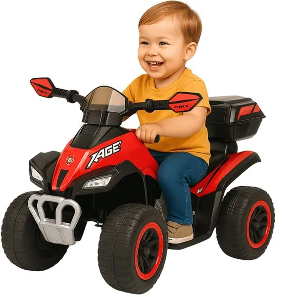Mini Quadriciclo Elétrico Infantil Importway Vermelho 6V