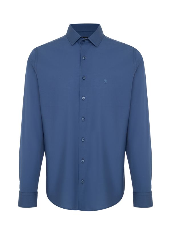 Camisa Slim Fit Lisa Color Masculina Individual 1