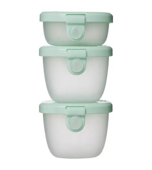Kit Pote Snack Forest com 3 unidades Bbox Verde