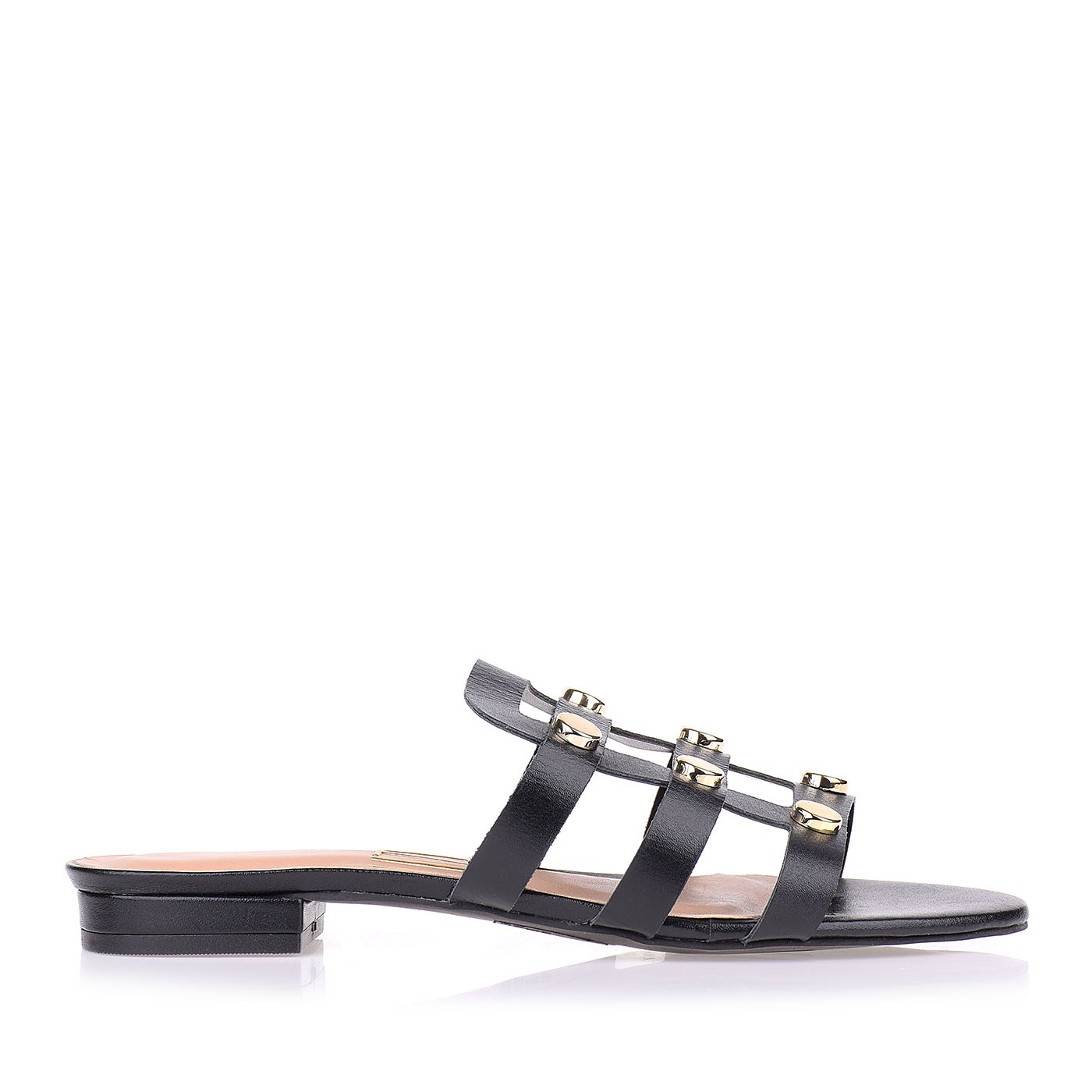 Flat New Couro Preto