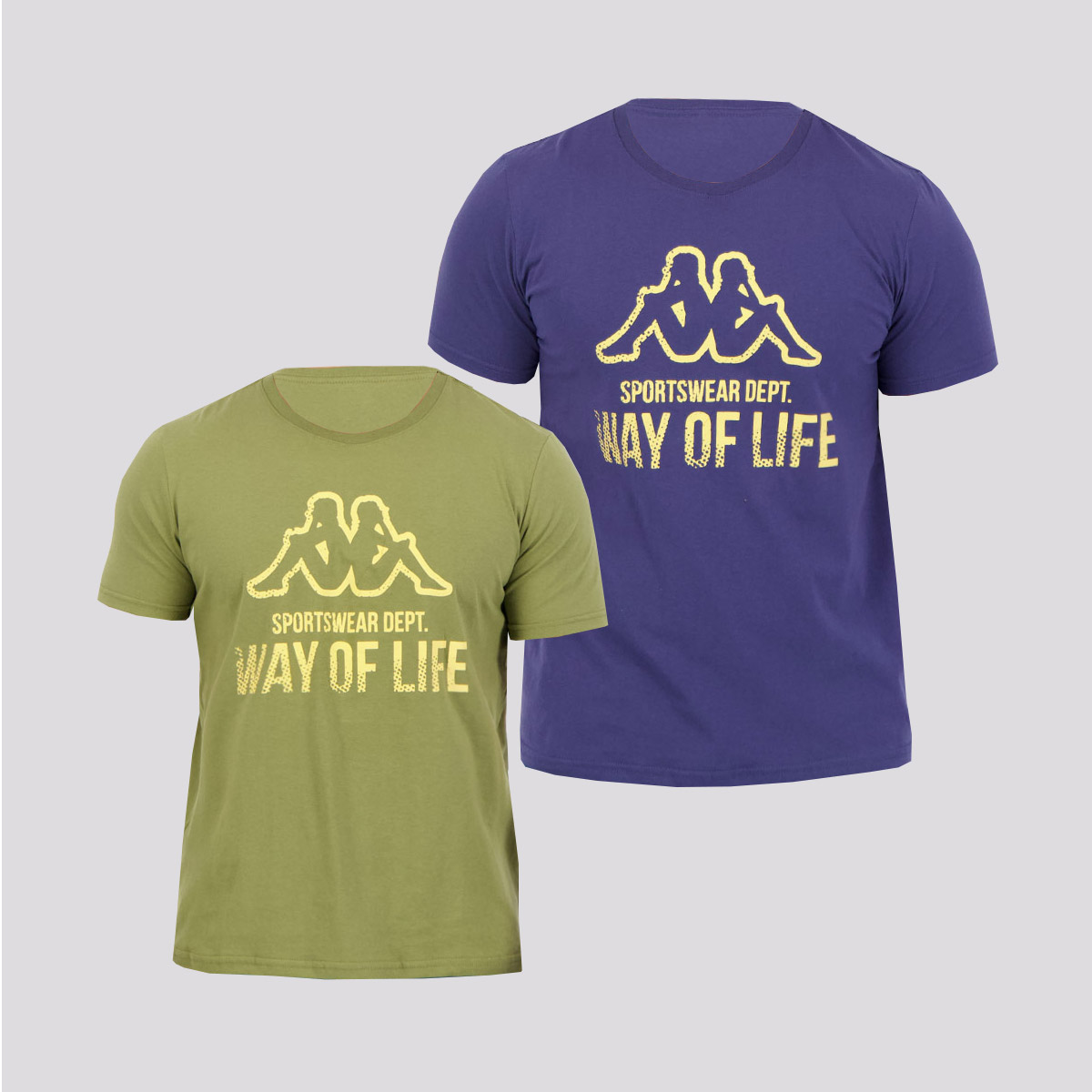 Kit de 2 Camisetas Kappa Way