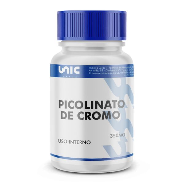 Picolinato de Cromo 350mcg 60 Cápsulas