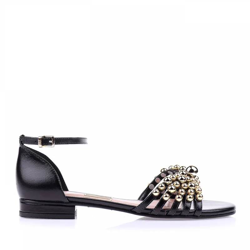 Flat Couro Preto