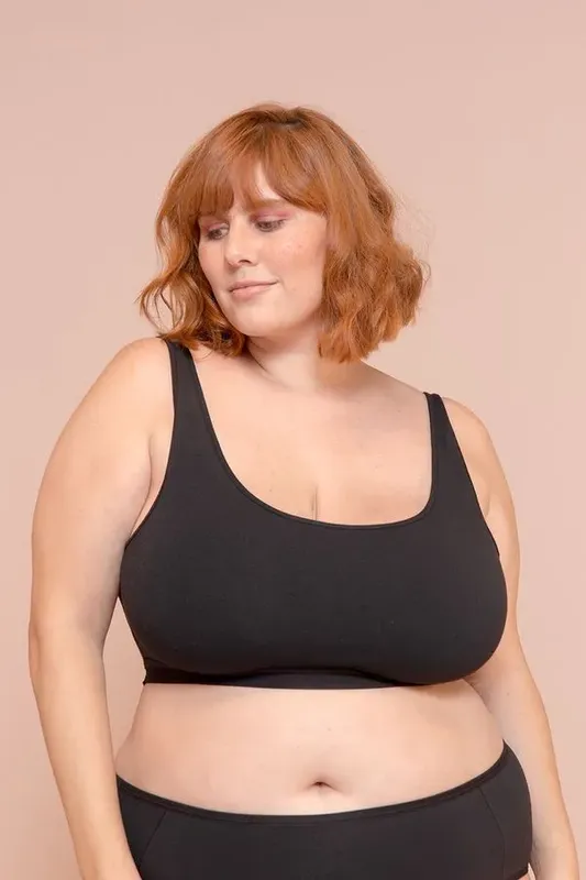 Top Cotton Plus Size Preto-50