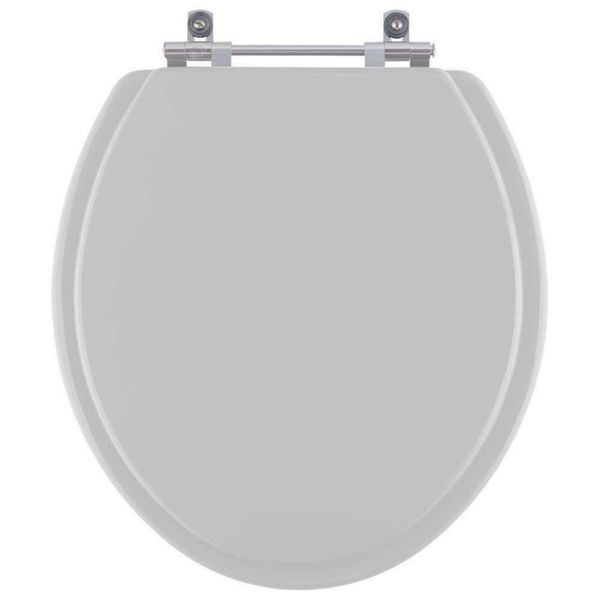 Tampa De Vaso Acrílico Flamingo Cinza Claro Para Bacia Incepa 6lpf