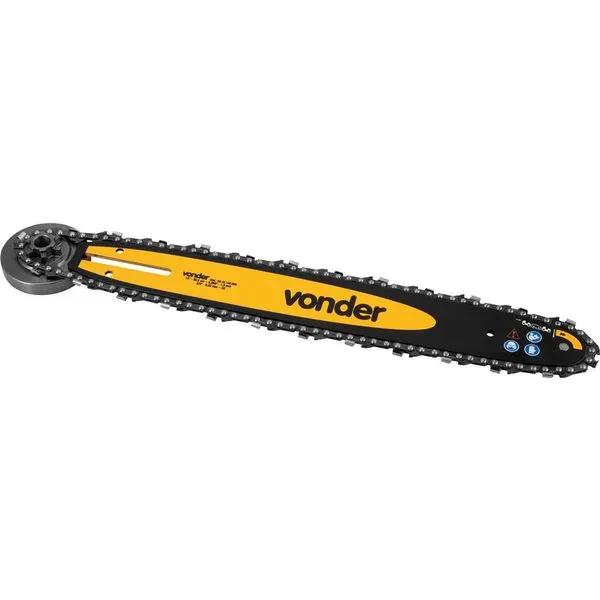 Sabre de 14" - 35,5 cm Calibre 0,050" com Corrente e Coroa - VONDER