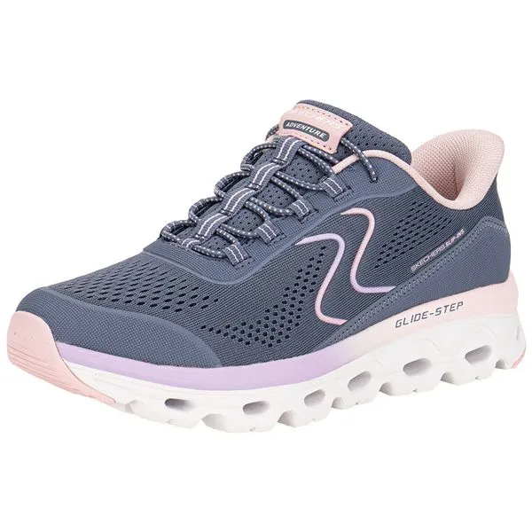 Tênis Feminino Glide-Step Sole Skechers 1820272 CINZA/ROSA 36