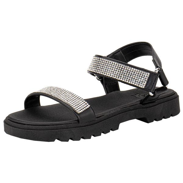 Sandália Infantil Feminina Molekinha 2344135 PRETO 28