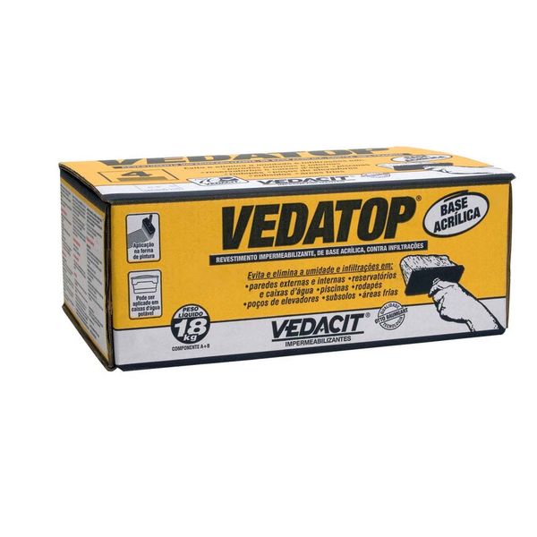 Vedatop A B 18 Kg Cinza Otto Baumgart
