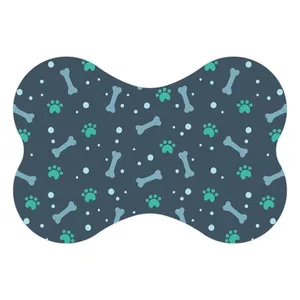 Tapete Comedouro Ração Cachorro Pet Cão Dog Lona Nº3 - 30x44