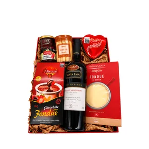 Presente de Dia dos Namorados Harmonização Fondue e Vinho – 6 Itens