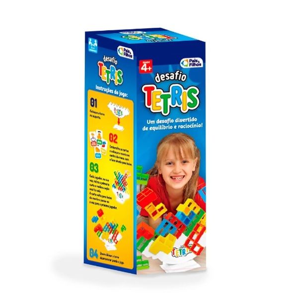 Jogo Desafio Tetris Equilíbrio Divertido - Pais e Filhos 792524