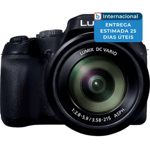 Câmera Fotográfica Panasonic LUMIX FZ80D 4K preto A-MBI