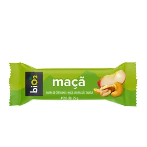 Barra de Castanhas e Maçã biO2 25g