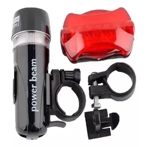 Kit Farol Lanterna LED DK Bike Bicicleta Traseira e Dianteira