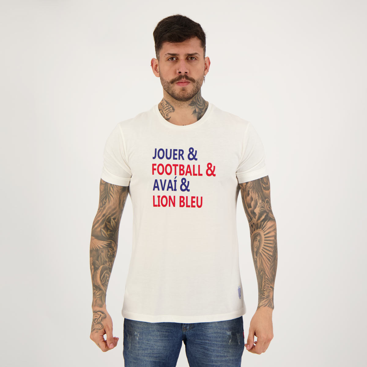 Camiseta Umbro Avaí Torcedor Lettering Branca