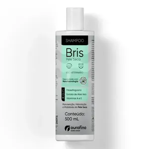 Shampoo Bris Equilíbrio Pele Seca para Cães e Gatos 500 ml