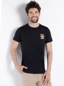Camiseta Manga Curta Masculina PRETO M