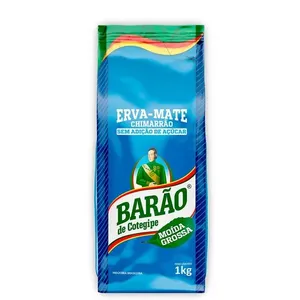 Erva Mate Barão de Cotegipe Moída Grossa 1kg ERVA MATE BARAO DE COTEGIPE MOIDA GROSSA