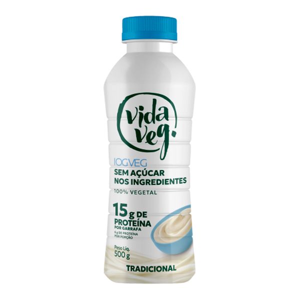 Iogurte Vegano Zero Açucar Natural Vida Veg 500g