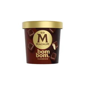 Sorvete Kibon Magnum Bombom Sabor Chocolate Clássico Pote 198ml
