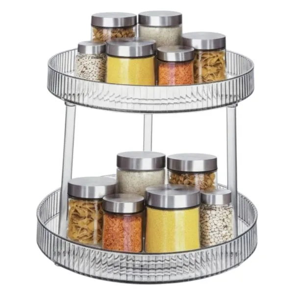 Organizador Giratório Latcor 2 Níveis Para Mesa TG52727