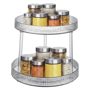 Organizador Giratório Latcor 2 Níveis Para Mesa TG52727
