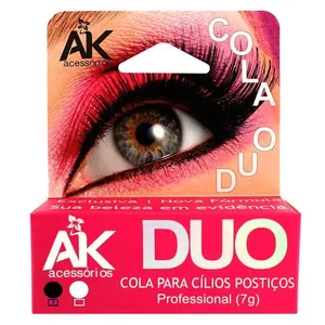 Cola Para Cílios Posticos Ak Preta 7g