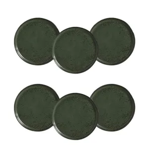 Conjunto de Pratos para Pão Porto Brasil Bio Greenery - 6 Peças