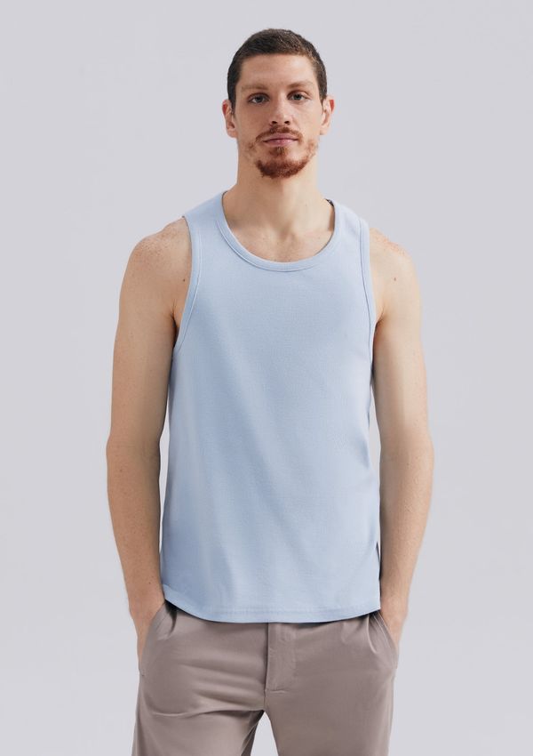 Regata Masculina Regular Canelada - Azul G