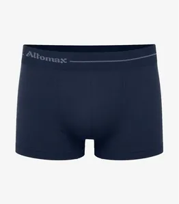 Cueca Boxer Lisa Microfibra Altomax Azul GG