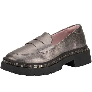 Sapato Infantil Feminino Molekinha 2576201 PRATA/VELHO 36