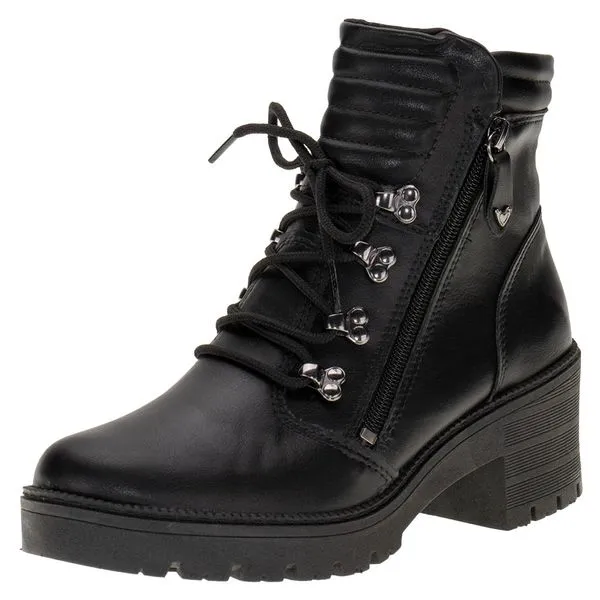 Bota Feminina Coturno Mississipi MI621A PRETO 34