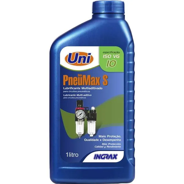 Óleo pneumático unix pneumax S-10 1 L - INGRAX