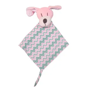 Naninha e Pelúcia Para Bebê Buddy's Bichinhos - MaxiBaby - Dog Orelhão Rosa