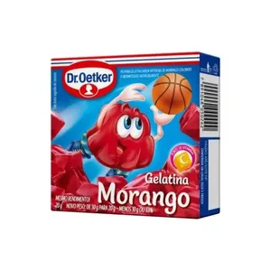 Gelatina Dr Oetker 20g Morango GELATINA DR OETKER 20G MORANGO