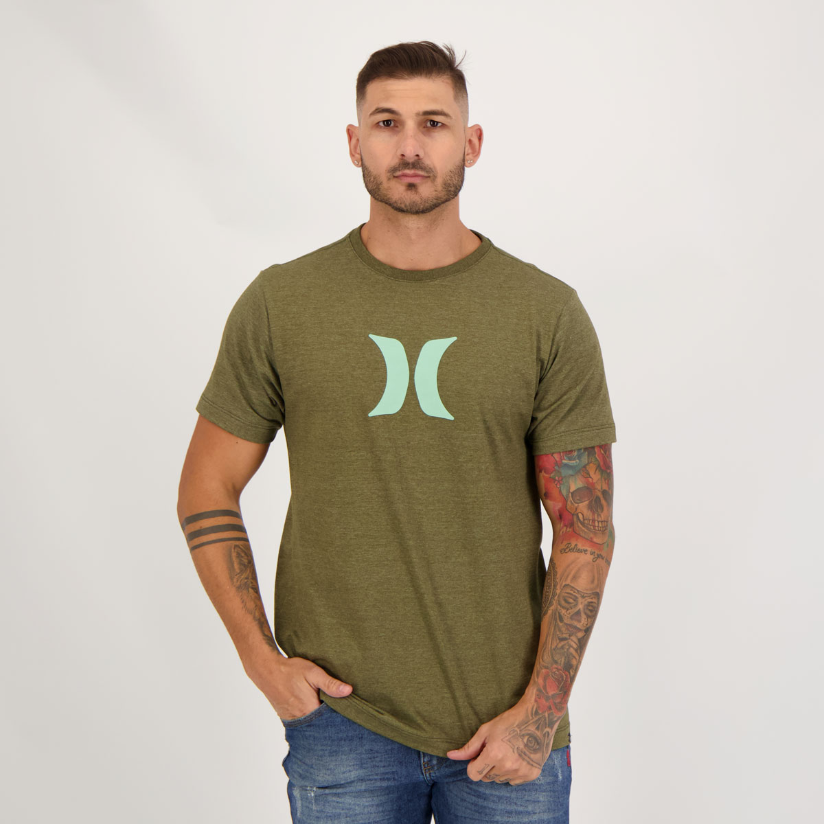 Camiseta Hurley Icon Classic Verde