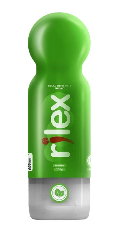 Gel Lebrificante Íntimo Rilex Menta 200g