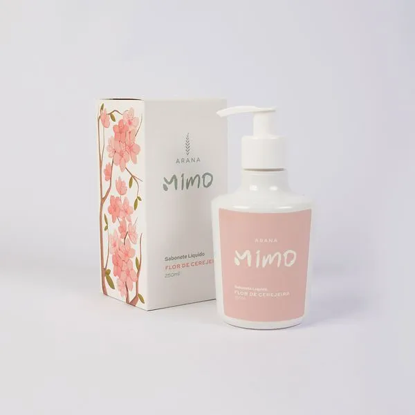 Sabonete Líquido Mimo Flor de Cerejeira 250ml PRD1545 - Arana
