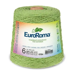 Barbante EuroRoma Nº6 4/6 600G 610m Verde Limão