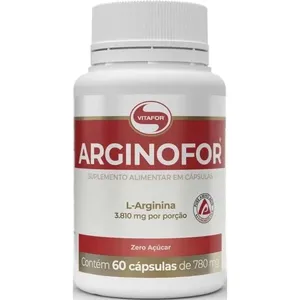 Arginofor L-arginina 780mg 60 Cápsulas Vitafor