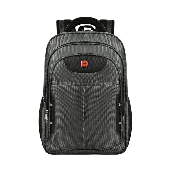 Mochila Executiva Swissland Em Poliéster 18" 46cm Preto SL04072 (MP)