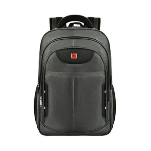 Mochila Executiva Swissland Em Poliéster 18" 46cm Preto SL04072 (MP)