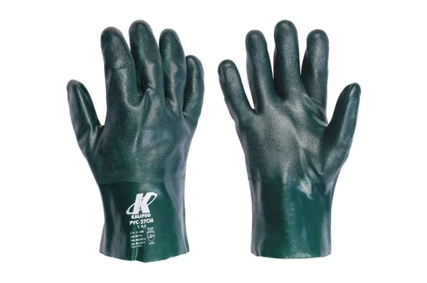 Luva de PVC com forro palma aspera 9.1/2" x 27 cm - KALIPSO